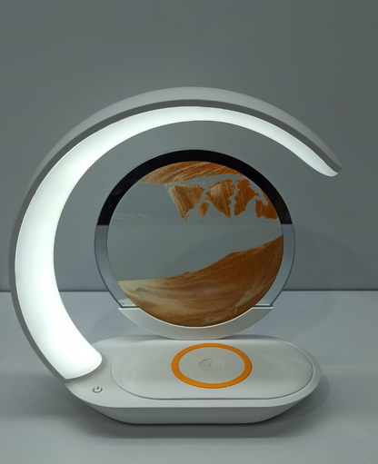 Lampara Decorativa Con Reloj De Arena