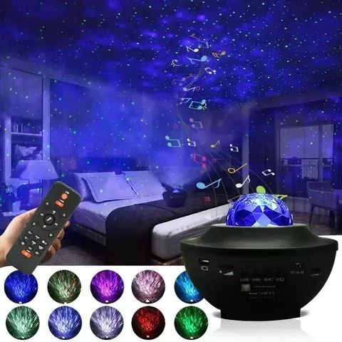 Lampara De Galaxia Y Parlante